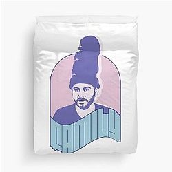 FAMILY H3 Podcast Ethan Klein with a Large Beanie Duvet Cover