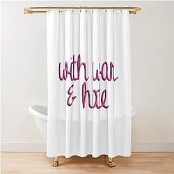 With War and Hate, With Peace and Love, Frenemies H3 Podcast H3H3 Shower Curtain