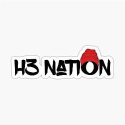 H3 Nation - H3 Podcast Sticker -> H3 Nation - H3 Podcast Sticker