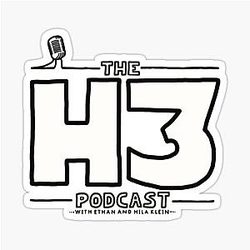 Retro H3 Podcast Sticker