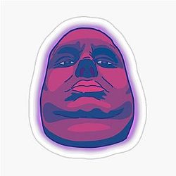 H3 Podcast - Ethan the hairless overlord sticker