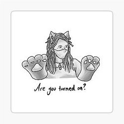 H3 Podcast - Kitty Hill Sticker