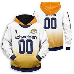 Haikyuu Team Schweiden Adlers Unisex Hoodie Personalized