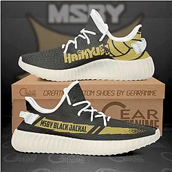 MSBY Black Jackal Yeezy Shoes Haikyuu Anime Sneakers