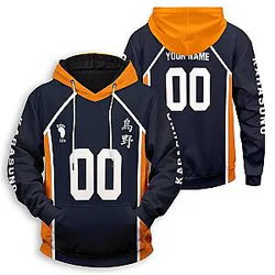 Haikyuu Team Karasuno Unisex Hoodie Personalized