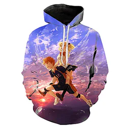 Haikyuu Hoodie Merch: Hinata Shoyo 3D Unisex Hoodie