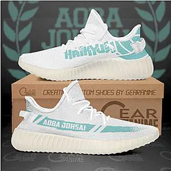 Aoba Johsai Yeezy Shoes Haikyuu Custom Anime Sneakers