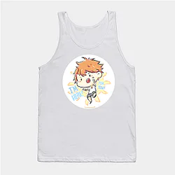 Haikyuu Tank Top Store: Hinata Chibi I'm Here For You Tank Top