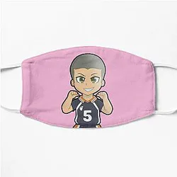 Haikyuu Face Masks Store:  Tanaka Ryūnosuke Chibi Face Masks (Copy)