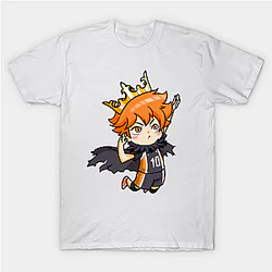 Haikyuu Shirt Merch: Chibi Hinata Playing Volleyball Shirt