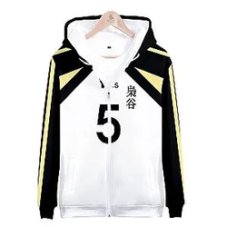 Haikyuu Jacket Merch: Keiji Akaashi Zipped Jacket