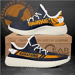 Karasuno High Yeezy Shoes Haikyuu Anime Sneakers