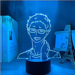 Haikyuu Led Lamp Merch: Tsukishima Kei Karusuno Led Lamp