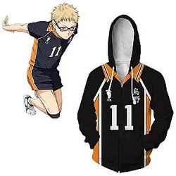 Haikyuu Jacket Merch: Tsukishima Kei Jacket