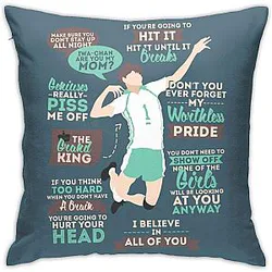 Haikyuu Pillow Merch: Oikawa Inspiration Pillow