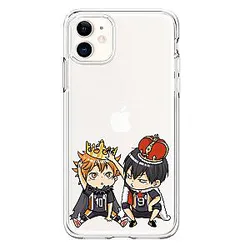 Haikyuu Phone Case Merch - Kageyama x Shoyo Phone Case Chibi Art Case For Iphone