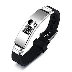 Haikyuu Bracelet Merch – Kageyama Tobio Bracelet Leather Stainless Steel Bracelet