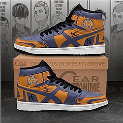Mujinazaka High Jordan Sneakers Haikyuu Custom Anime Shoes