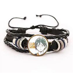 Haikyuu Bracelet Merch - Yamaguchi Tadashi Bracelet Pendant Fabric Leather Bracelet