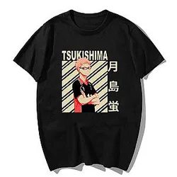Haikyuu Shirt Merch - Kei Tsukishima Shirt Summer Graphic Tees Unisex Harajuku Shirt