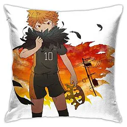 Haikyuu Pillow Merch – 45x45cm Hinata Shoyo Pillow King Crown Cushion