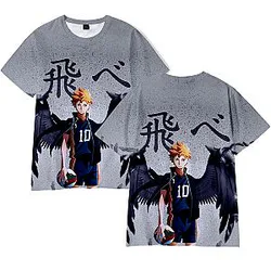 Haikyuu Shirt Merch - Hinata Shoyo Shirt Unisex 3D Graphic Tee