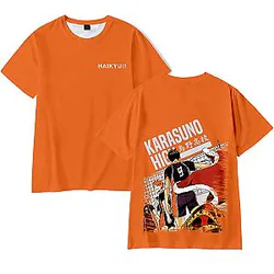 Haikyuu Shirt Merch - Karasuno Shirt Unisex 3D Graphic Tee Karasuno High