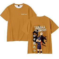 Haikyuu Shirt Merch - Tanaka Ryunosuke Shirt Unisex 3D Graphic Tee