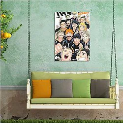 Anime Haikyuu Poster: Nishinoya and the Team Poster