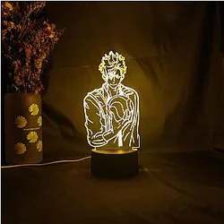 Haikyuu Led Lamp Merch - 3D Illusion Tetsuro Kuroo Led Lamp Figure