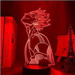 Haikyuu Led Lamp: 3d Night Light Anime Haikyu Bokuto Light