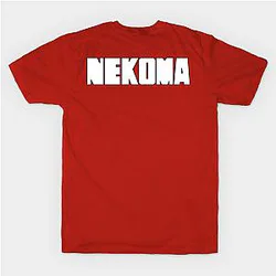 Haikyuu Shirt - Nekoma Logo Print (Front &amp; Back) Shirt