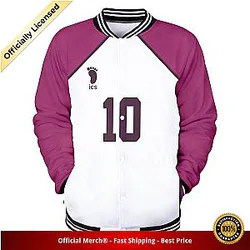 Haikyuu Varsity Jacket Merch -  Shirabu Kenjiro