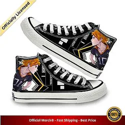 Haikyuu Shoes Merch -  Hinata Karusuno High Top Shoes