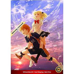 Haikyuu Poster Merch -  Hitoka Yachi x Hinata Shoyo Poster