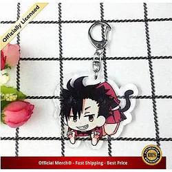 Haikyuu Keychain Merch - 8cm Tetsuro Kuroo Keychain Nekoma