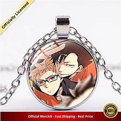 Haikyuu Necklace Merch -  Tsukishima Kei x Kuroo Tetsuro Necklace