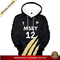 Haikyuu Hoodie Merch -  Bokuto Kotaro MSBY