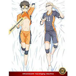 Haikyuu Body Pillow Case Merch -  Nishinoya x Tsukishima