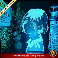 Haikyuu Led Lamp Merch - Kenma Kozume Led Lamp Figures 3D Figma Collectible Gift