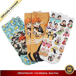 Haikyuu Socks - Anime Happy Socks Casual Inspired by Haikyuu Characters