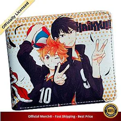 Haikyuu Wallet - Mens Bifold PU Leather Wallet