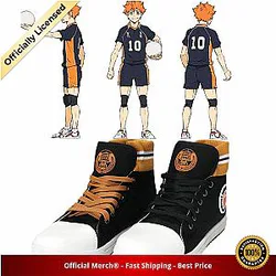 Haikyuu Shoes Merch - Shoyo Hinata High Top Shoes