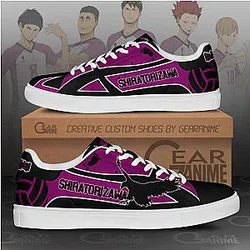 Shiratorizawa Academy Skate Shoes Haikyuu Anime Custom Shoes