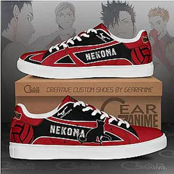 Nekoma High Skate Shoes Haikyuu Anime Custom Shoes