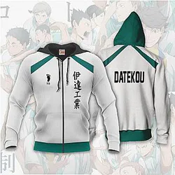 Date Tech High Haikyuu Anime Cosplay Costumes Volleyball Uniform
