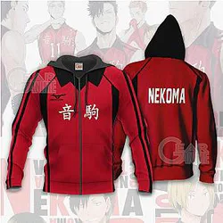 Haikyuu Nekoma High Shirt Costume Anime Hoodie Sweater