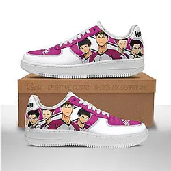 Haikyuu Shiratorizawa Academy Air Force Sneakers Team Haikyuu Anime Shoes