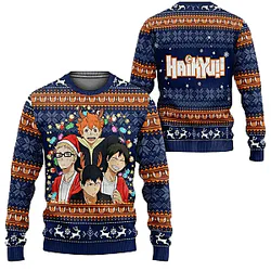 Haikyuu Sweaters - Haikyuu Christmas Ugly Christmas Sweater 2024