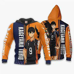 Karasuno Kageyama Tobio Hoodie Haikyuu Custom Anime Shirt